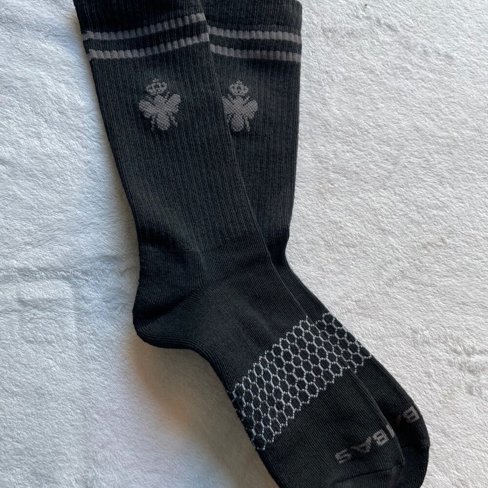Large Bombas Socks Bundle x 10 pairs Half Calf Black MENS ATHLETIC DEAL NWT - Picture 4 of 10